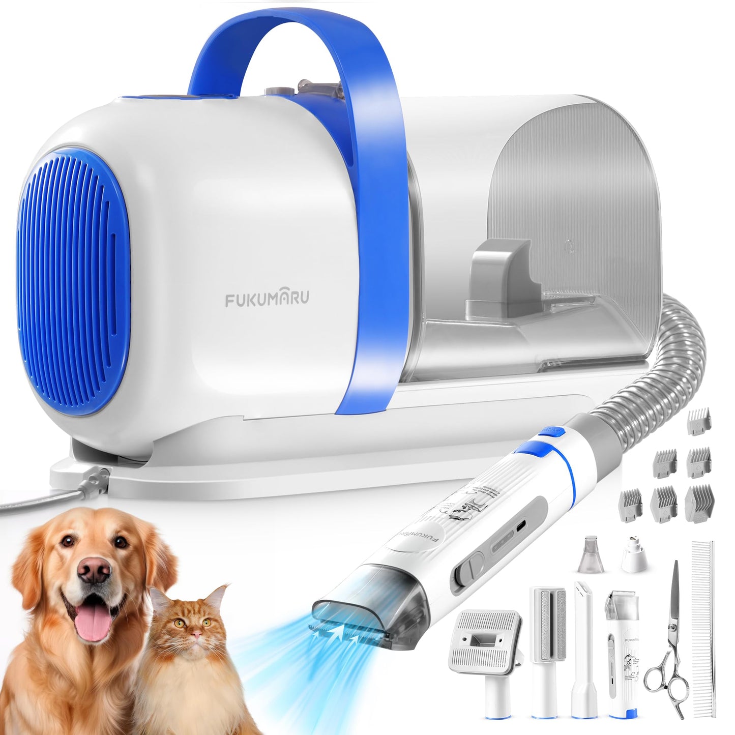 FURMASTER Complete Vacuum & Grooming Kit for Pets