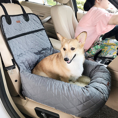 Deluxe Pet Travel Bed with Cushion