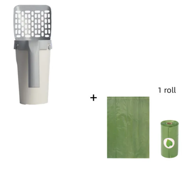 Easy-Clean Kitty Litter Scoop Duo