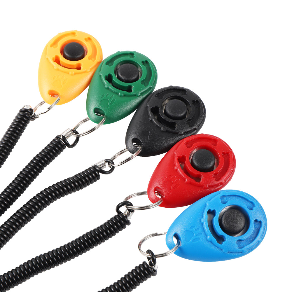 Compact Dog Clicker with Keychain