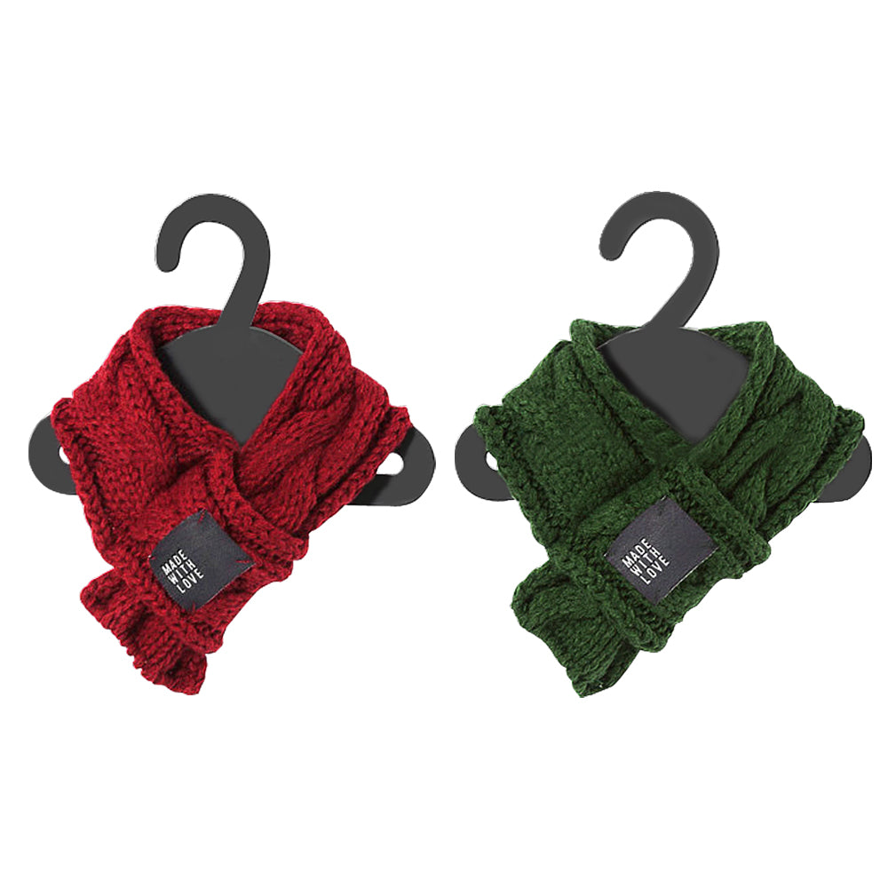 Chic Woolen Pet Scarf