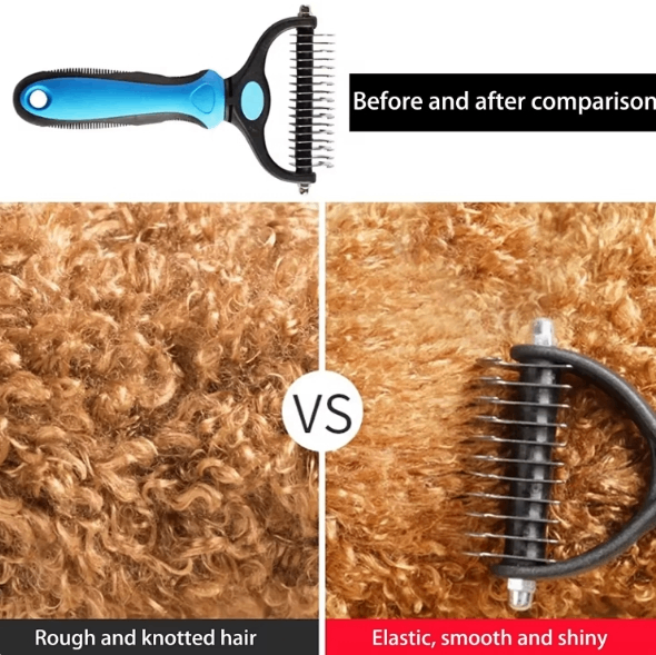 Dual-Action Professional Pet Brush