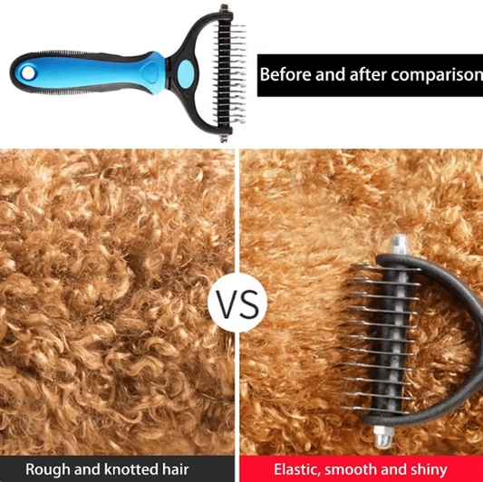 Dual-Action Professional Pet Brush