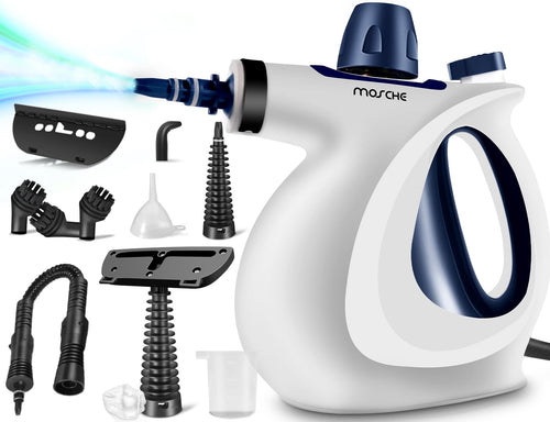 11-Piece Handheld Steam Cleaner for Multiple Surfaces