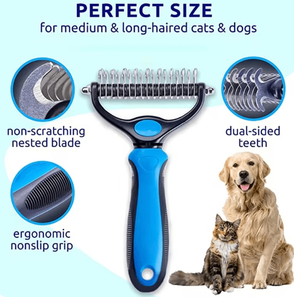 Dual-Action Professional Pet Brush