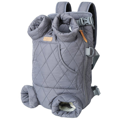 Cozy Winter Pet Travel Backpack