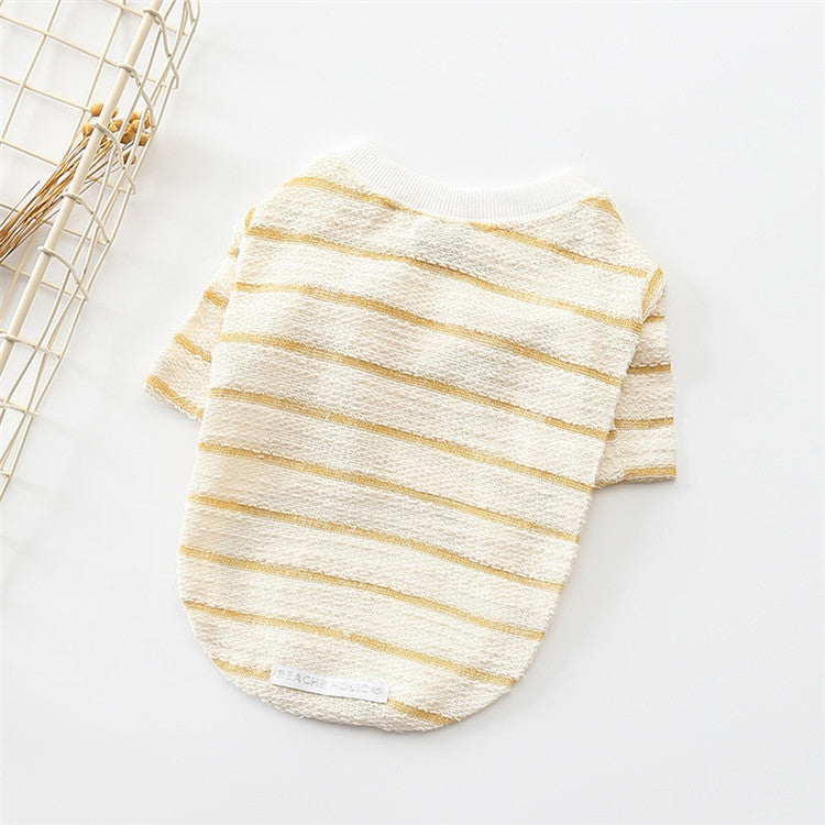 Chic Embroidered Tee for Small Dogs