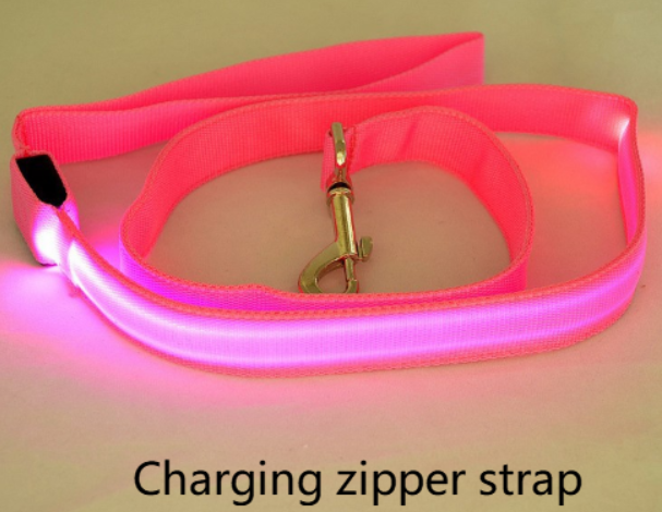 Glowing Dog Leash & Collar Set