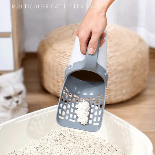 Easy-Clean Kitty Litter Scoop Duo