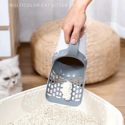 Easy-Clean Kitty Litter Scoop Duo