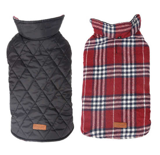 Reversible All-Weather Dog Coat