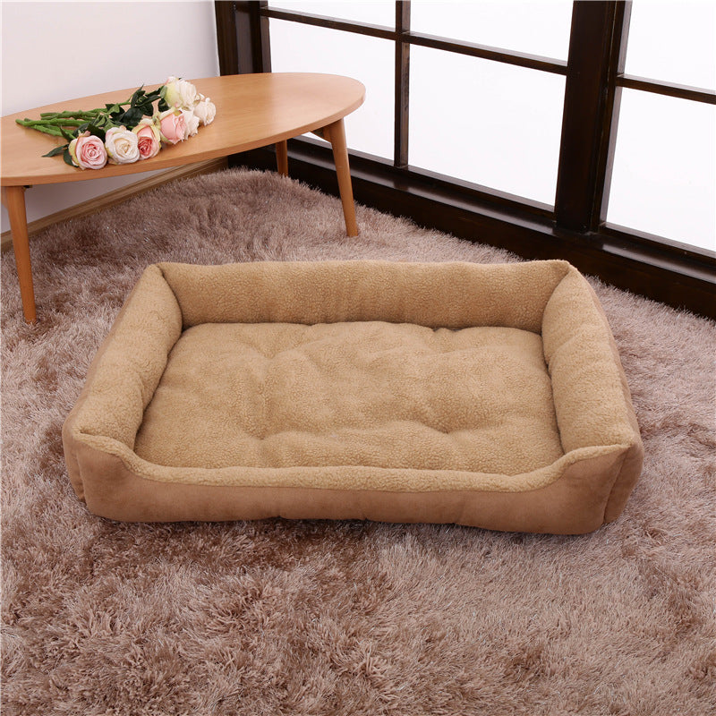Plush Golden Retriever Comfort Nest