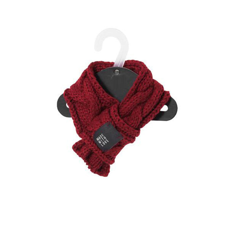 Chic Woolen Pet Scarf