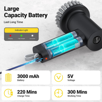 Fregadora sin cable StarVal ProSpin de 2000 mAh