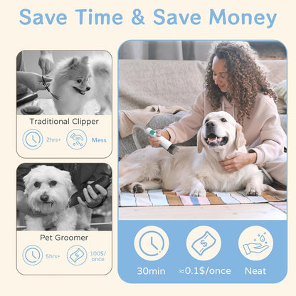 6-in-1 Vacuum Pet Groomer Pro
