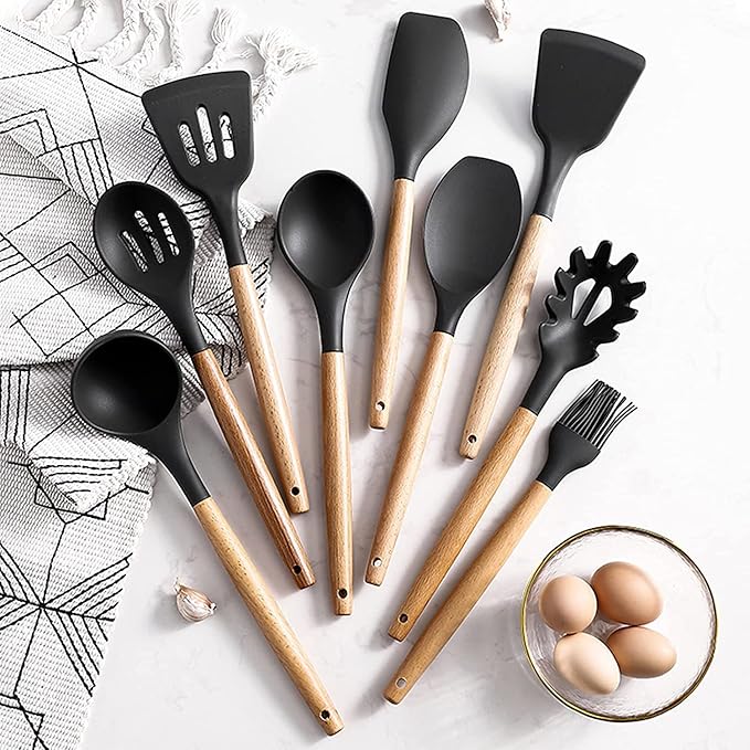 Esenciales de cocina de silicona de 14 piezas