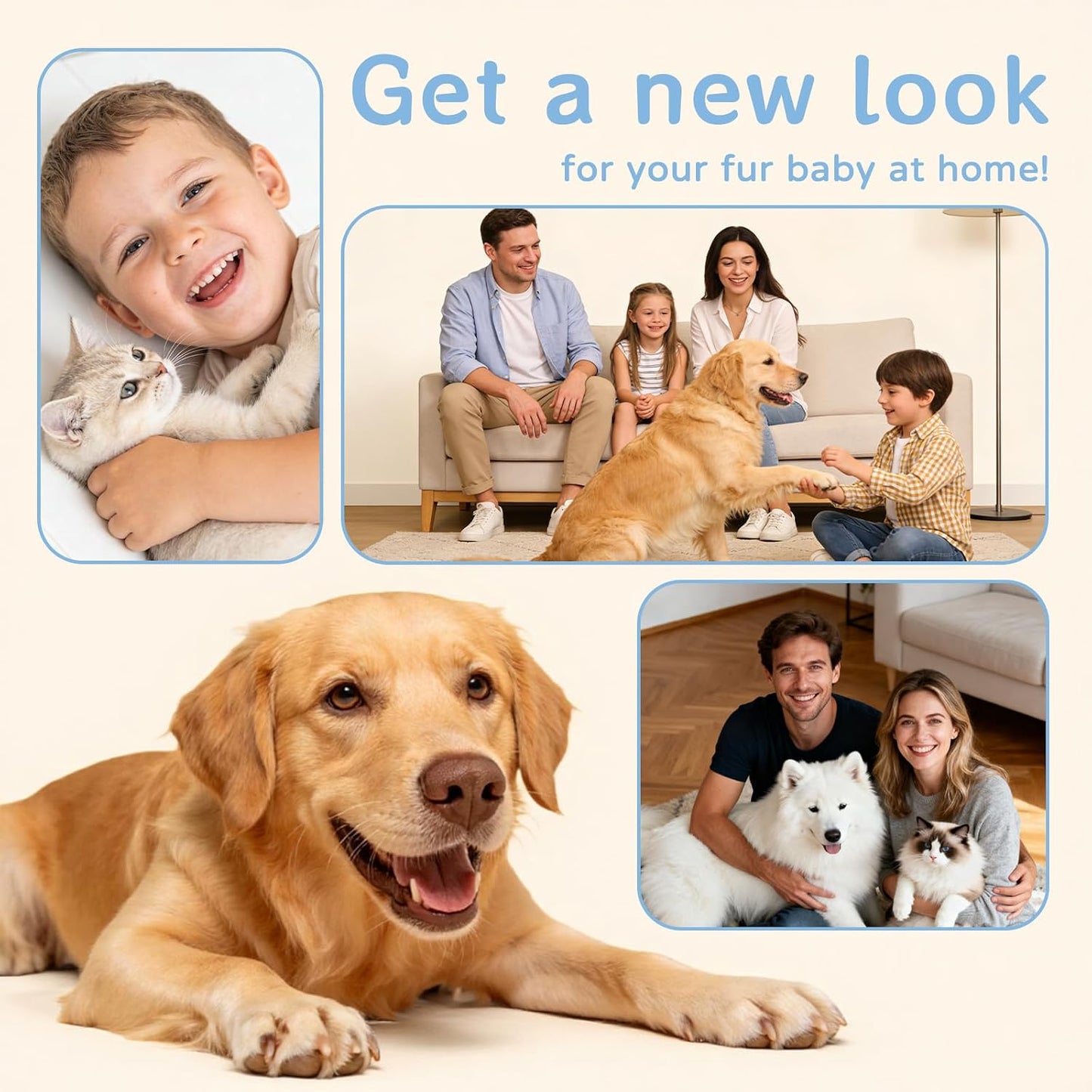 6-in-1 Vacuum Pet Groomer Pro