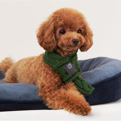 Chic Woolen Pet Scarf