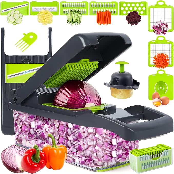 RAIQEE Cortadora de Verduras y Seda