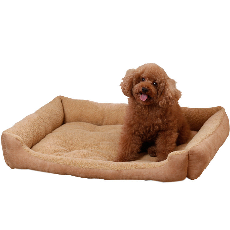 Plush Golden Retriever Comfort Nest