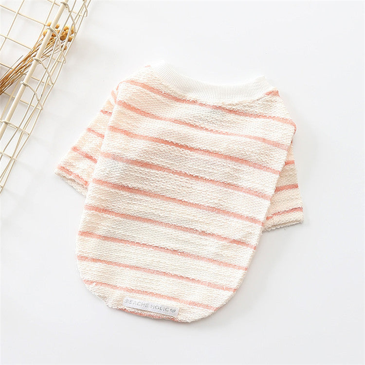 Chic Embroidered Tee for Small Dogs