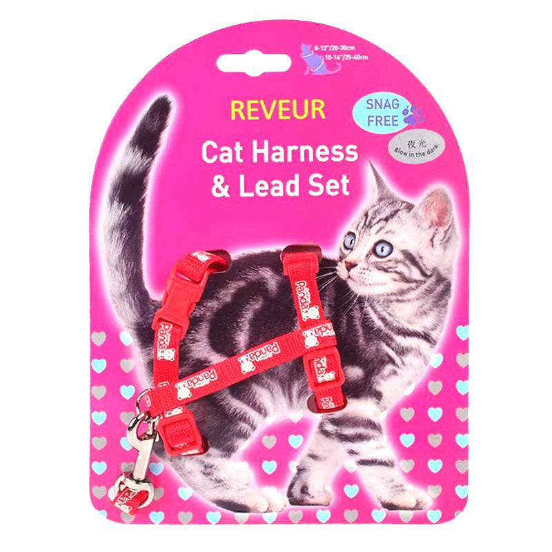 Glowing Cat Safety Harness