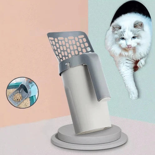 Easy-Clean Kitty Litter Scoop Duo