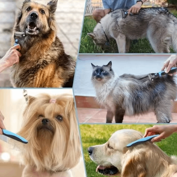 Dual-Action Professional Pet Brush