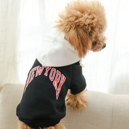 Pet Cotton Hooded Casual Sweatshirt
