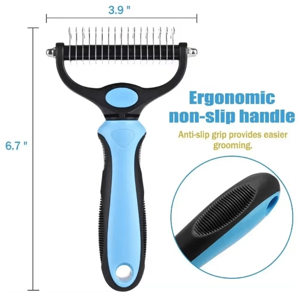 Dual-Action Professional Pet Brush