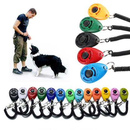 Compact Dog Clicker with Keychain
