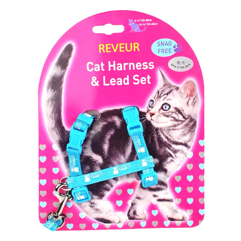 Glowing Cat Safety Harness