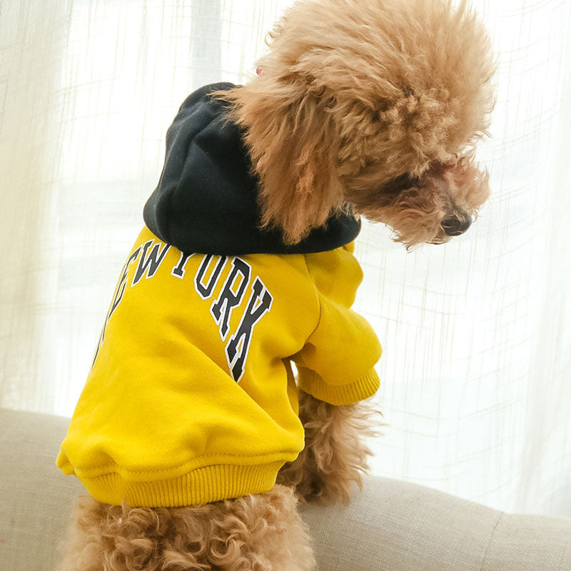 Pet Cotton Hooded Casual Sweatshirt
